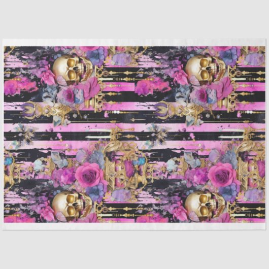 Gothic Shabby Glam I Decoupage Papier (Voorkant)