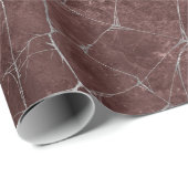 Gothic Silver Web Distressed Wrapping Paper Cadeaupapier (Rol Hoek)