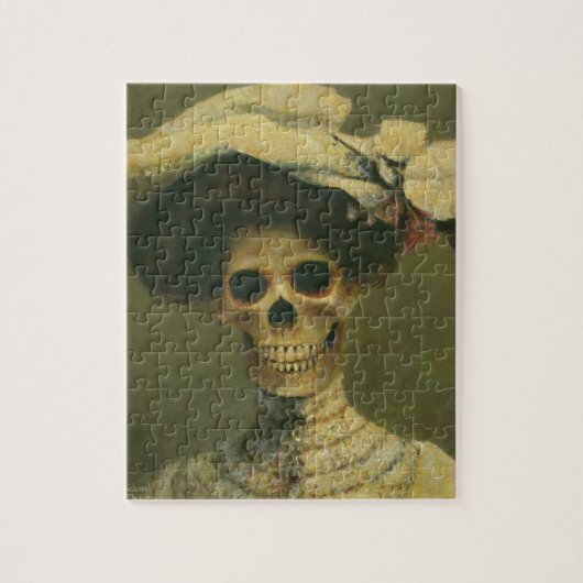Gothic Skeleton Lady Puzzle Legpuzzel (Verticaal)