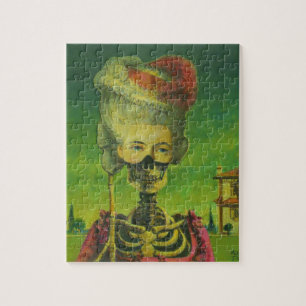 Gothic Skeleton Puzzle Legpuzzel