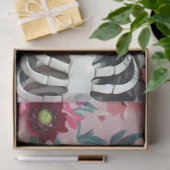 Gothic Skeleton Raven Halloween Pet Decoupage Tissuepapier (Geschenk)