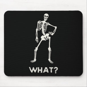 Gothic Skeleton voor Teen Girls Boys Halloween Fun Muismat