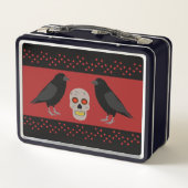 Gothic Skull and Guardian Ravens Halloween (Achterkant)