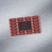 Gothic Skull and Guardian Ravens Halloween Magnetisch Visitekaartje (Voorbeeld)