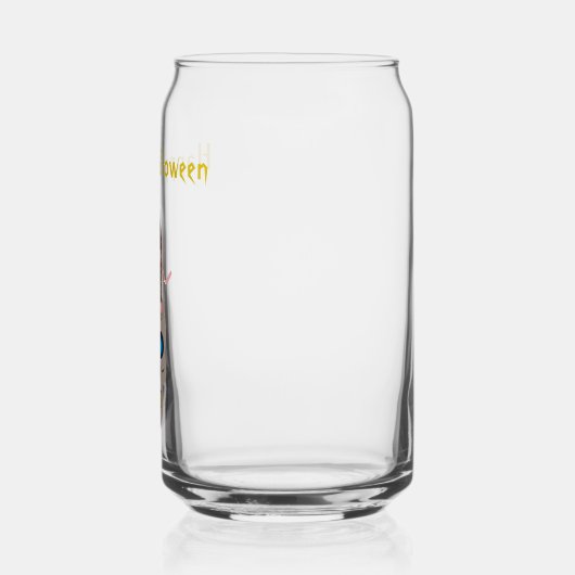 Gothic Skull and Rat Halloween Custom Blikvorm Glas (Links)