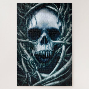 Gothic Skull Art: Creepy Death Metal Sigil Legpuzzel