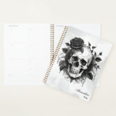 Gothic Skull & Black Roses (Devant avec enveloppe)