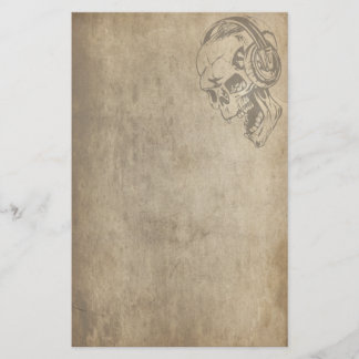 Gothic Skull Briefpapier