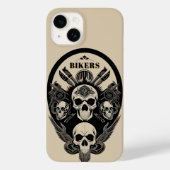 Gothic Skull Design Case-Mate iPhone Case (Achterkant)