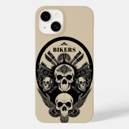 Gothic Skull Design Case-Mate iPhone 14 Hoesje