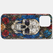 Gothic Skull Glas in lood Window Design Case-Mate iPhone Case (Achterkant (horizontaal))