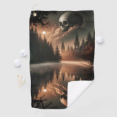 Gothic Skull Golf Handdoek (Insitu)