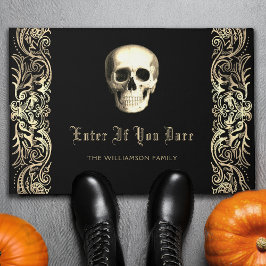 Gothic Skull Halloween Persoonlijk Deurmat