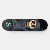 Gothic Skull Monogram thema Skateboard (Horizontaal)