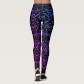 Gothic Skull Pattern Leggings (Achterkant)