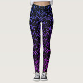 Gothic Skull Pattern Leggings (Voorkant)