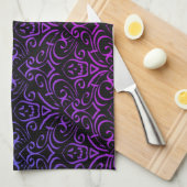 Gothic Skull Pattern Theedoek (Quarter Fold)