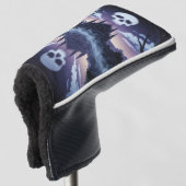 Gothic Skull Putter Hoesje Golfheadcover (3/4 voorkant)
