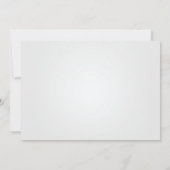 Gothic Skull Red Rose Save the Date Wedding Kaart (Achterkant)