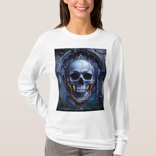 Gothic Skull Symphony t shirt (Voorkant)