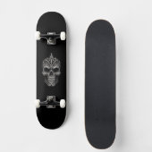 Gothic Skull Unisex Skateboard (Recto)