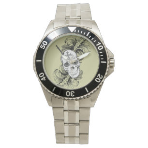 Gothic Skull Watch Horloge