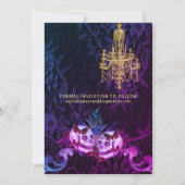 Gothic Skull Wedding Save The Date (Achterkant)