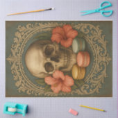 Gothic Skull With Macarons Decoupage Tissuepapier (Craft)