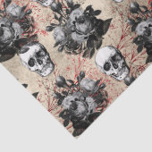 Gothic skulls betonpartij tissuepapier (Detail)