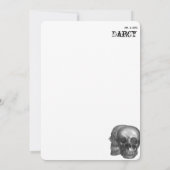 Gothic Skulls Dank je kaart (Achterkant)