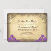 Gothic Skulls Day of The Dead Save the Date Cards (Dos)