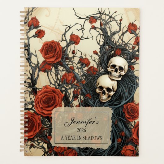 Gothic Skulls & Roses (Devant)