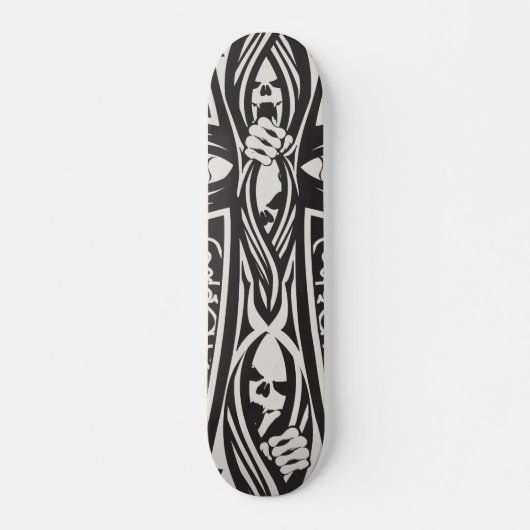 Gothic Skulls Skateboard (Voorkant)