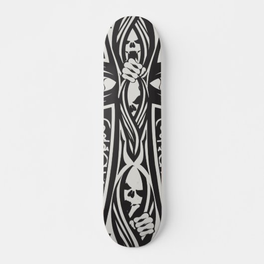 Gothic Skulls Skateboard (Voorkant)