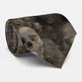 Gothic Skulls Stropdas (Opgerold)