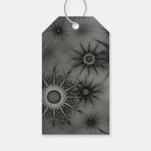 Gothic sneeuwvlok cadeau labels cadeaulabel (Voorkant)