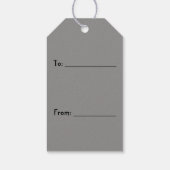 Gothic sneeuwvlok cadeau labels cadeaulabel (Achterkant)