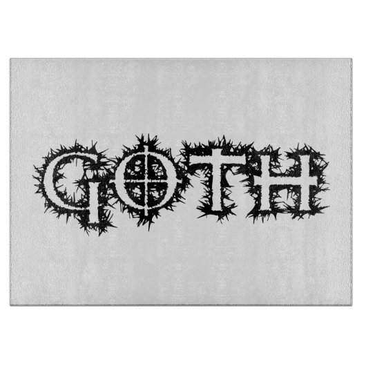 Gothic Snijplank (Voorkant)