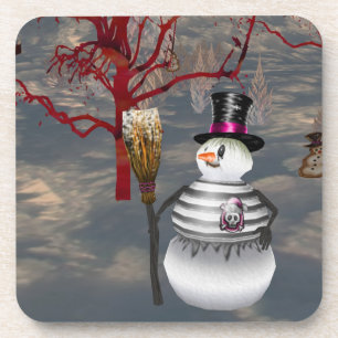 Gothic Snowman Onderzetters
