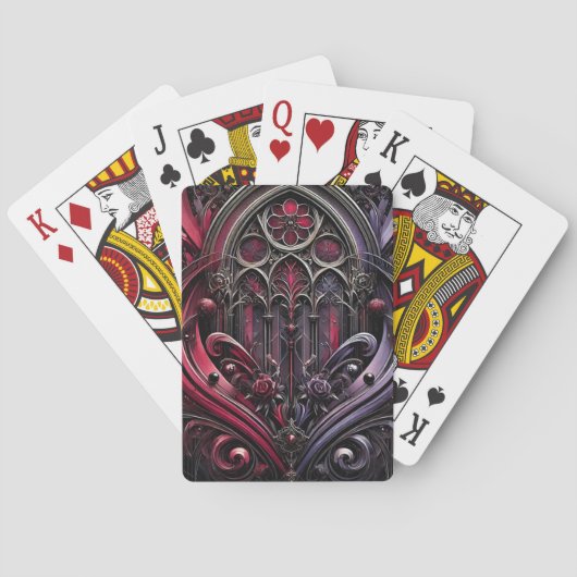 Gothic speelkaarten – Uniek deckontwerp (Achterkant)