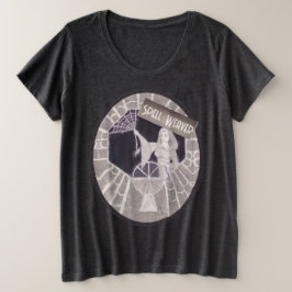 gothic spell wever grote maat t-shirt