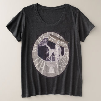 gothic spell wever grote maat t-shirt