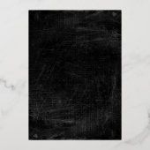 Gothic Spider die van Branch hangt Folie Uitnodiging (Achterkant)