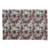 Gothic Spider en Red Roses Bedding Kussensloop (Voorkant)