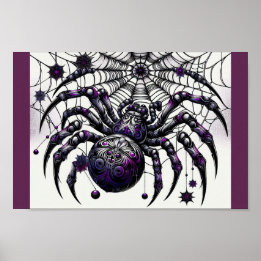 Gothic Spider: Halloween web van intriges Poster