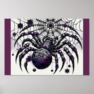 Gothic Spider: Halloween web van intriges Poster