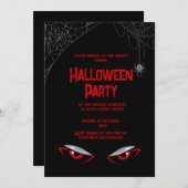 Gothic  Spooky Halloween Kaart (Voorkant / Achterkant)