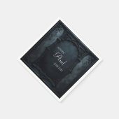 Gothic Square Frame Wedding Servet (Hoek)