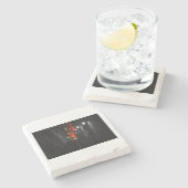 Gothic Staircase Stenen Onderzetter (Zijkant)