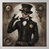 Gothic Steampunk Poster (Voorkant)